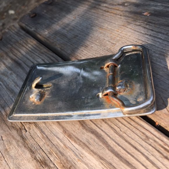 One-of-a-Kind Vintage Cowgirl Cowboy Bling Belt Buckle - Picture 7 of 12